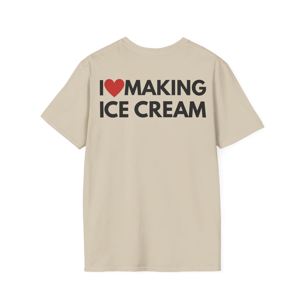 I Love Making Ice Cream Tee | Double-Sided