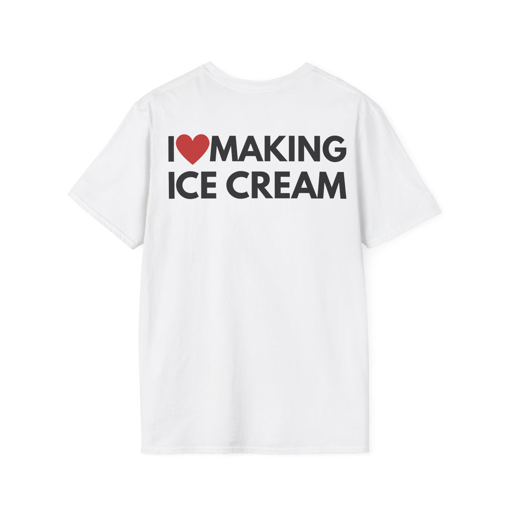 I Love Making Ice Cream Tee | Double-Sided