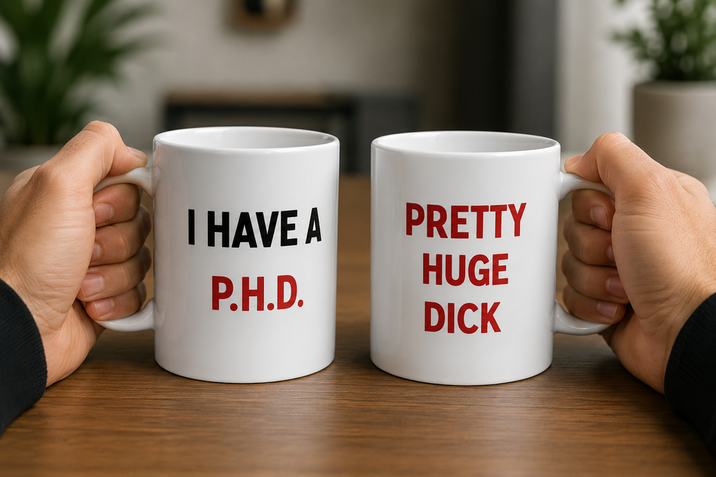 The PHD Mug... Pretty Huge D*ck