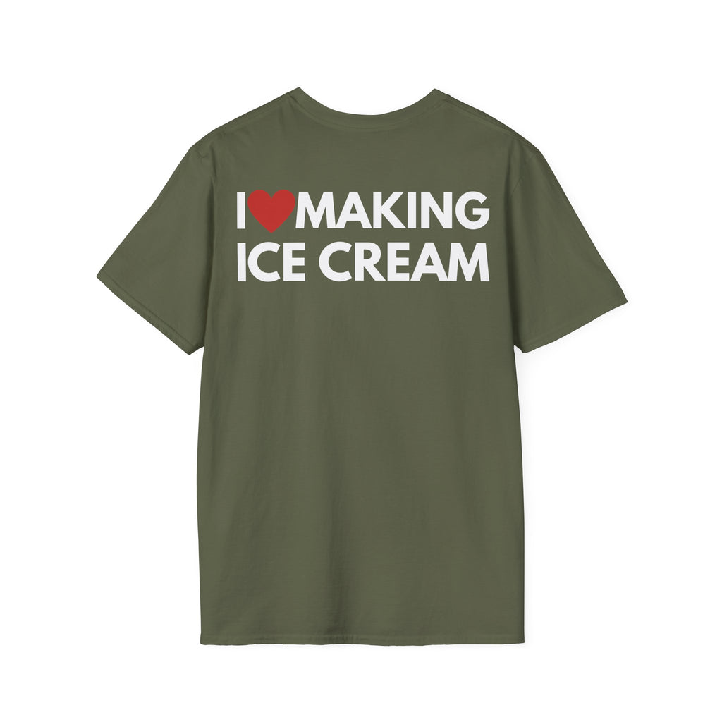 I Love Making Ice Cream Tee | Double-Sided