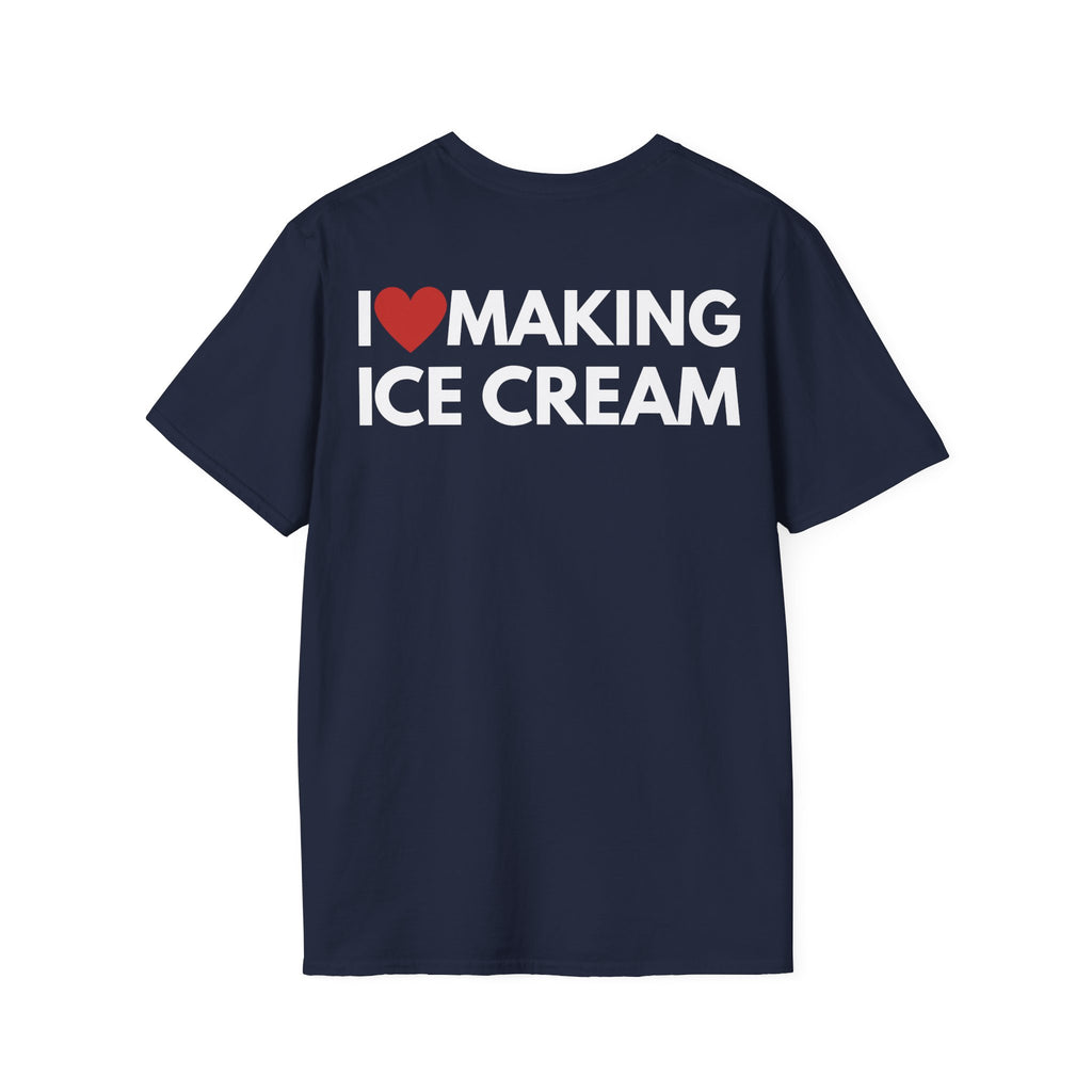 I Love Making Ice Cream Tee | Double-Sided